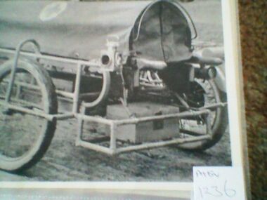 Photograph, ambulance, human powered