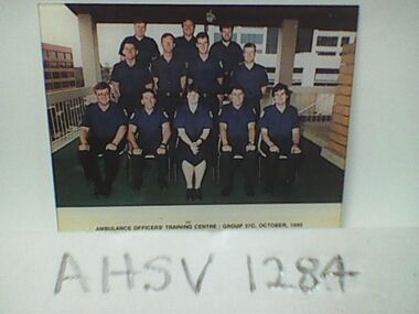 Photograph, Ambulance Officers Training Centre Group 37C, October 1990, 1990