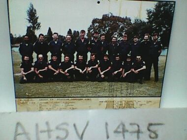 Photograph, Ambulance Officers Training Centre Group 6S Station Officer, 1987