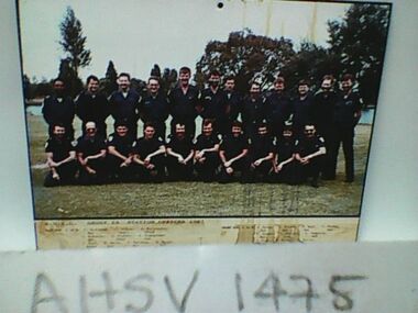 Photograph, Ambulance Officers Training Centre Group 6S Station Officer, 1987, 1987
