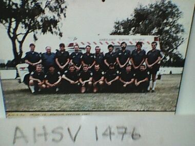 Photograph, Ambulance Officers Training Centre Group 7S Station Officer, 1987