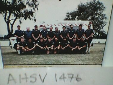 Photograph, Ambulance Officers Training Centre Group 7S Station Officer, 1987, 1987