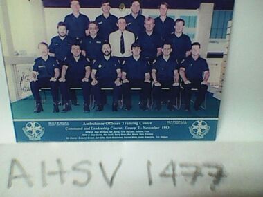 Photograph, Ambulance Officers Training Centre Command and Leadership Course,Group 2, Novermber 1993, 1993