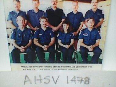 Photograph, Ambulance Officers Training Centre Command and Leadership 1/93