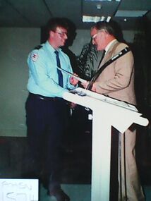 Ambulance Service awards and medals presentation to Tony Walker