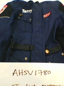 Jacket, motorcycle, uniform, Mobile Intensive Care Ambulance (MICA), Paramedic, Circa 2005