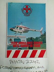 Poster, Air Ambulance, Bell 206, Circa 1970s