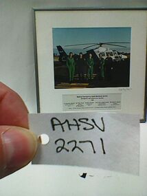 Photograph, Framed, Medical Emergency Adult Retrieval Service (Emergency and Critical Care Services), 1999