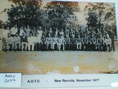Photograph, Ambulance Officers Training Centre Course ,New Recruits, November 1977, 1977