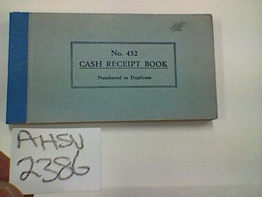 Book, Receipt, Pre 1966