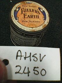 Tin, Fullers Earth, UNKNOWN