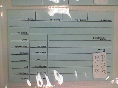 Card, Control Room, Ambulance Service, unknown