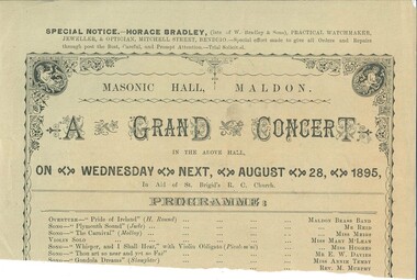Document, A Grand Concert- 1895, 1895