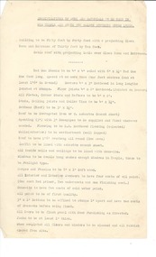 Document, Specifications for New Temple and South