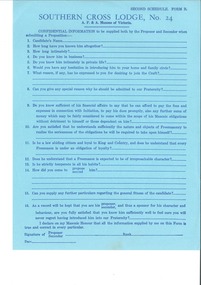 Document, Questions for Candidate