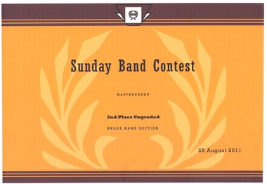 Certificate, 2011