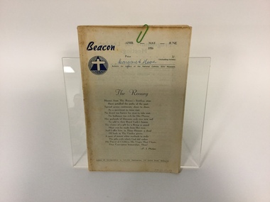 Bulletin, National Catholic Girls' Movement, Beacon 1956 Apr-Jun, 1956