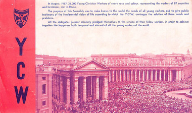 Booklet, I Pledge Myself to Save Young Workers, c. late 1950s/early 1960s