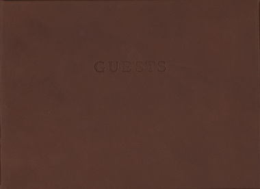 Book, "Guest Book", c. 2010