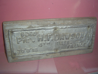Plaque, memorial