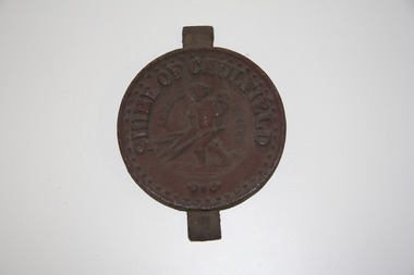 Plaque, "Shire of Caulfield Labore Vinces"