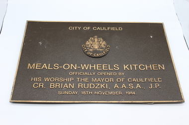 Plaque, commemorative