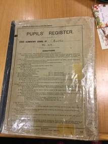 Pupil's Register, State elementary school at Bulla No. 46, 1906