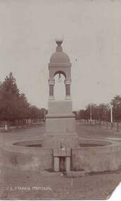 Photograph, J.D. Starkei Memorial, C1916