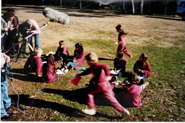 Photograph, TV cameramen, 1990s