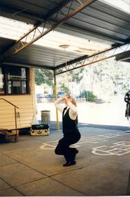Photograph, Juggler performing, c 1990s