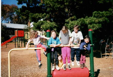 Photograph, Playground equipmemt, 1994