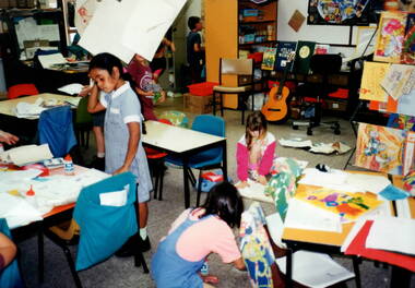 Photograph, Bulla Primary School - Art Class, c1993