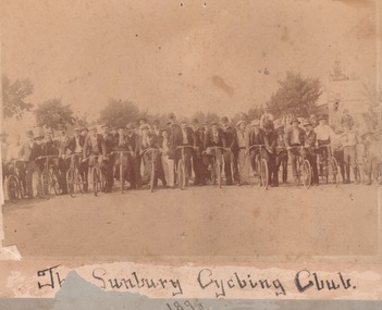 Photograph, The Sunbury Cycling Club, C1895