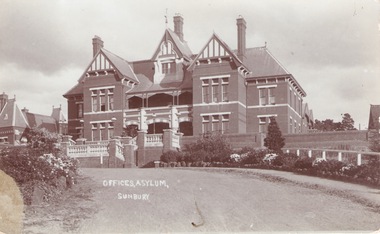 Photograph, Offices, Asylum, Sunbury