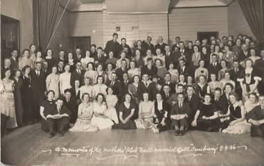 Photograph, N.R. McGeehan (Flashlight Specialist), Sunbury Mothers'Club Ball, 5th September 1936