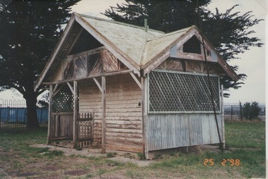 Photograph, Rosa McCall, Wooden Outhouse, 25th February 1998