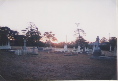 Photograph, Lydia Keyworth, Sunbury Cemetery, March 2001