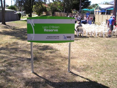 Photograph, Leo O'Brien Reserve, November 2015