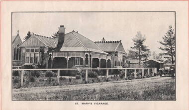 Photograph, ST. MARY'S VICARAGE, c1920