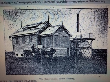 Photograph, Rupertswood Butter Factory, c1880s