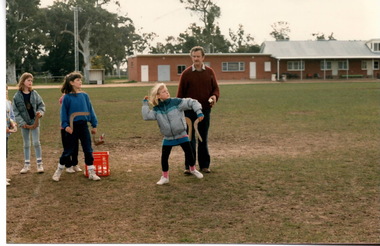Photograph, Boomerang throwing, 1988