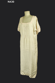 Handmade Pale Yellow silk nightdress