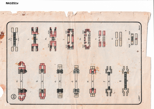 50 sandstone toy building blocks with maps