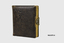 Leather covered photo album with metal clasp containing photographs of  the family of Arthur Howden. 