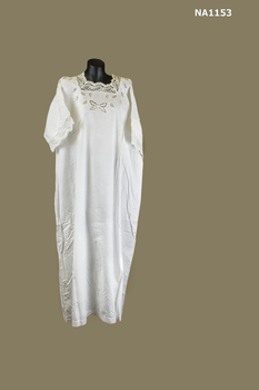 Long white cotton Nightdress.