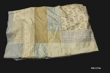 A patchwork quilt