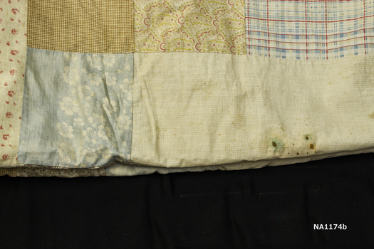 A patchwork quilt