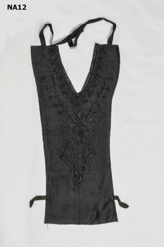  Modesty vest with jet beading
