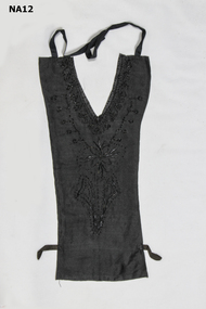  Modesty vest with jet beading