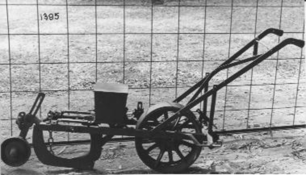  Horse drawn, chain operated, hand guided planter 